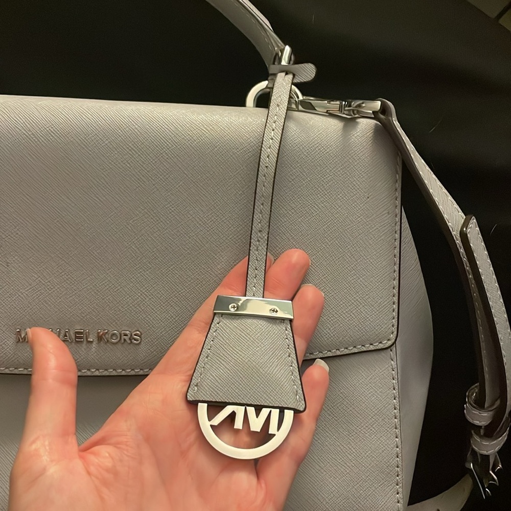 Michael Kors Gray Satchel with Silver Hardware - Picture 10 of 11